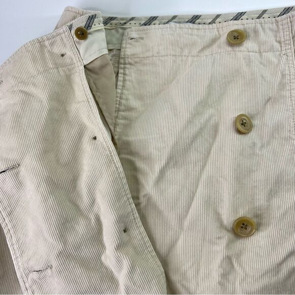 Uniqlo x Ines De La Fressange Corduroy Button Front Mini Skirt Cream 4 - Picture 4 of 11